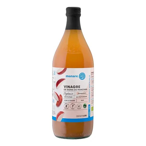 Vinagre De Manzana Orgánico 1000ml 1