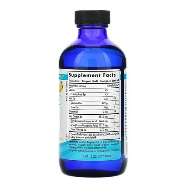 Nordic Naturals - Ultimate Omega Líq. Limón 2840 Mg 237 Ml Limón 2