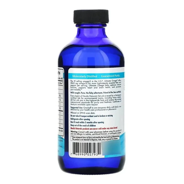 Nordic Naturals - Ultimate Omega Líq. Limón 2840 Mg 237 Ml Limón 4