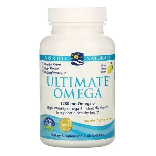Nordic Naturals - Ultimate Omega 3 1280mg Limón 60capsulas  5