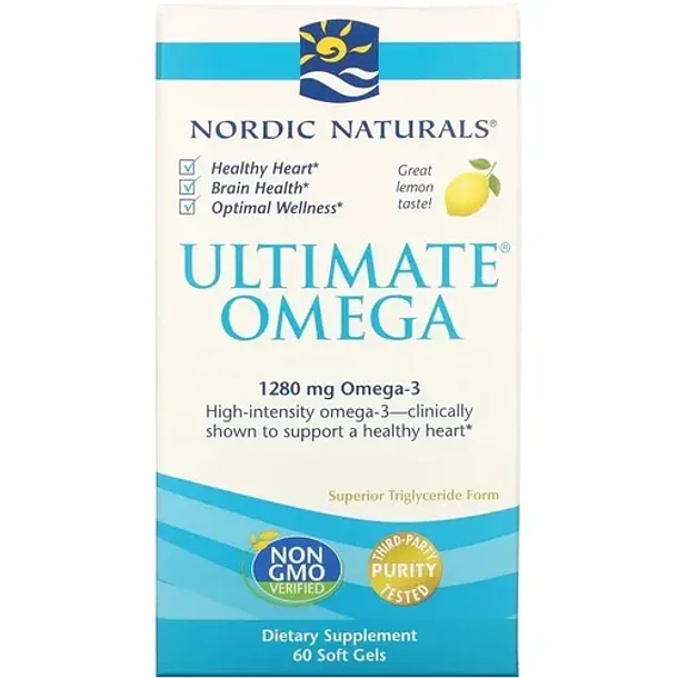 Nordic Naturals - Ultimate Omega 3 1280mg Limón 60capsulas  6