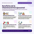 Vitamina D3 + K2 Menaq7 Liposomal 60 Capsulas Salud Osea Y Cardiovascular Ortomolecular Sin Sabor 7