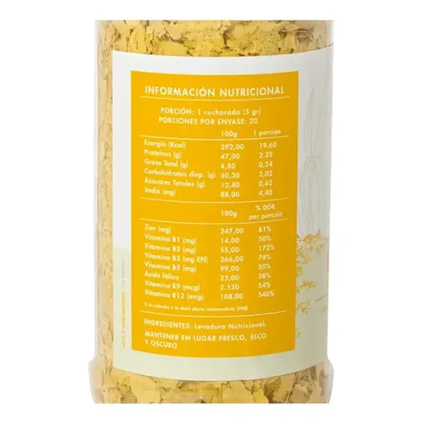 Manare - Levadura Nutricional En Copos 100g 3
