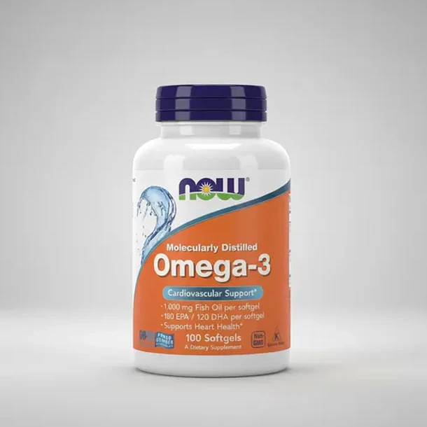 Now Foods - Omega-3, 100 Cápsulas Blandas Omega-3 10