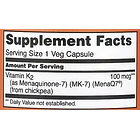 Now Foods - Mk-7 Vitamina K-2, 100 Mcg, 120 Capsulas Veg N/a 2