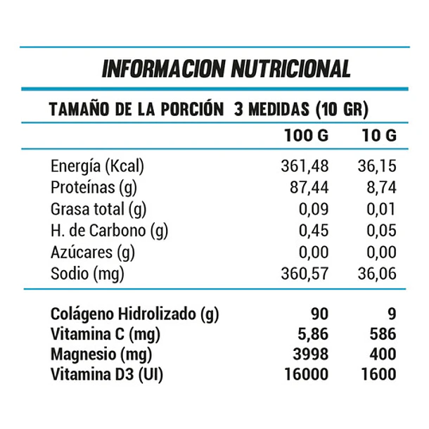 Paul More- Colageno Premium Calidad Europea 1k - Vitamina C No Aplica 2