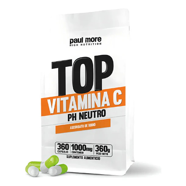 Vitamina C 1000mg Paul More Cápsulas Ph Neutro 360 Dosis N/a