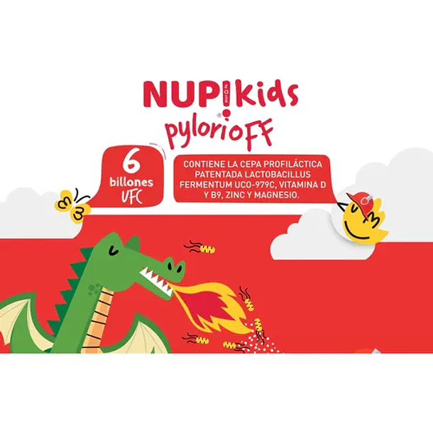 Nup Kids - Probióticos + Vit D + Prebióticos 30 Sachets Sin Sabor 2