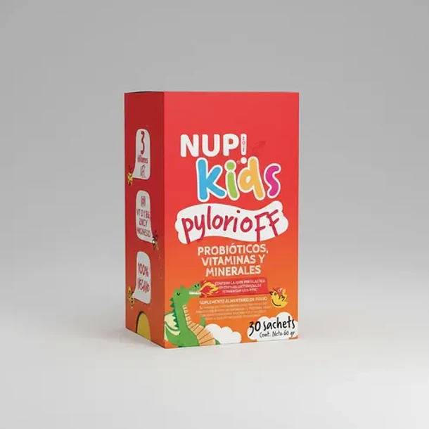 Nup Kids - Probióticos + Vit D + Prebióticos 30 Sachets Sin Sabor 7
