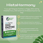Suplemento Histaharmony Dao Histamine 60tabletas Sin Sabor 5
