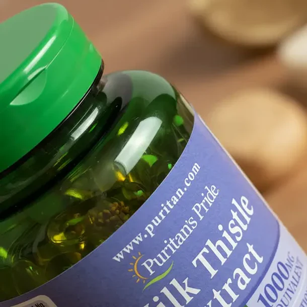 Puritan's Pride - Extracto De Cardo Mariano (180 Cápsulas) Sabor Sin Sabor 5