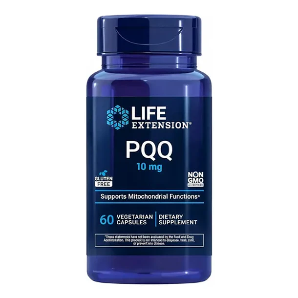 Life Extension Pqq 10 Mg Energía Celular 60 Cápsulas Natural 1