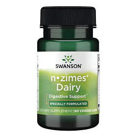 Swanson Nzime Dairy 90 Caps Vegetales Sin Sabor