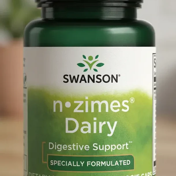 Swanson Nzime Dairy 90 Caps Vegetales Sin Sabor 3