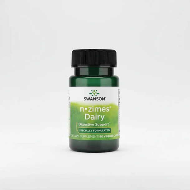 Swanson Nzime Dairy 90 Caps Vegetales Sin Sabor 8