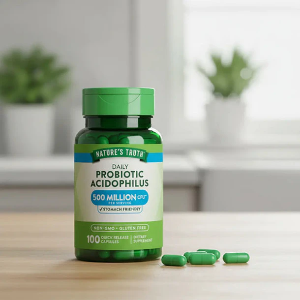 Nature's Truth - Probioticos Acidophilus 100 Capsulas - Sin Sabor 3