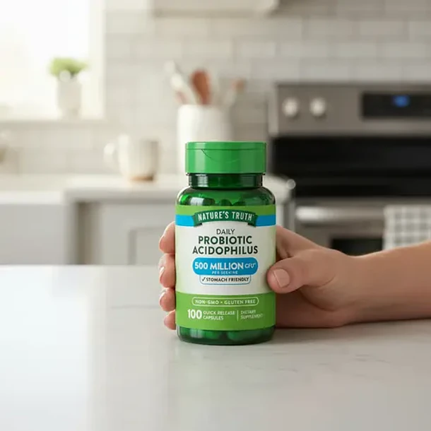 Nature's Truth - Probioticos Acidophilus 100 Capsulas - Sin Sabor 7