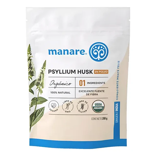 Manare- Psyllium Husk 200 gramos 1
