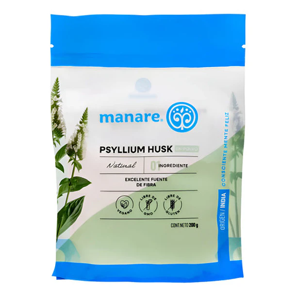 Manare- Psyllium Husk 200 gramos 4
