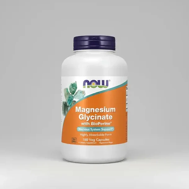 Now - Glicinato De Magnesio Con Bioperine 180 Cápsulas N/a 6