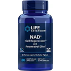 Life Extension, Nad+ 300mg Con Resveratrol, 30 Cápsulas Sin Sabor 1