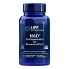 Life Extension, Nad+ 300mg Con Resveratrol, 30 Cápsulas Sin Sabor 4