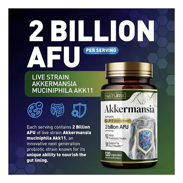 Nature Akkermansia 2 Billones X120 Cápsulas Sin Sabor 7