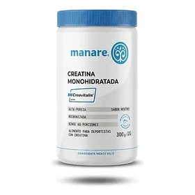 Manare- Creatina Monohidratada 300gr Creavitalis Alta Pureza Ninguno