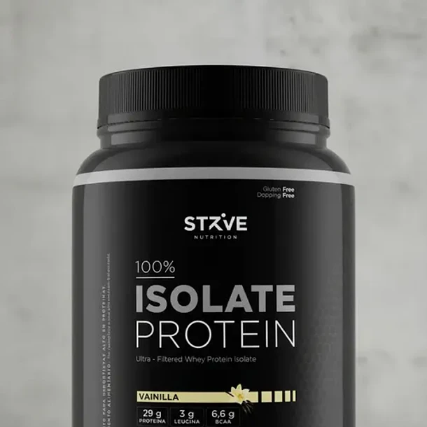 Proteína Aislada Strive Isolate Protein Vainilla, 735 G Para 21 Porciones 5