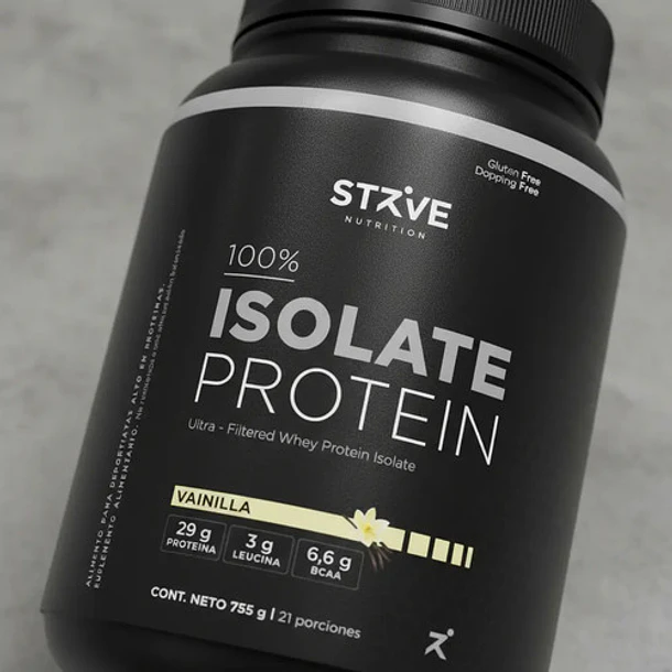 Proteína Aislada Strive Isolate Protein Vainilla, 735 G Para 21 Porciones 9