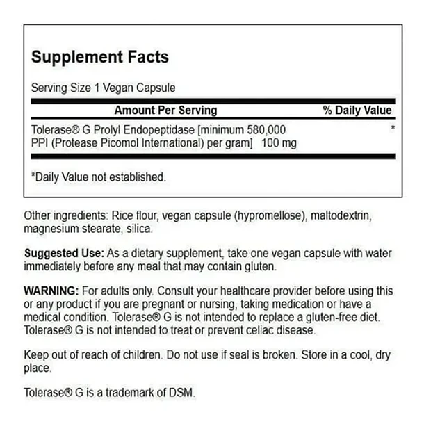 Swanson Ultra Gluten Rid Con Tolerasa G 100 Mg 90 Cápsulas V Sin Sabor 2