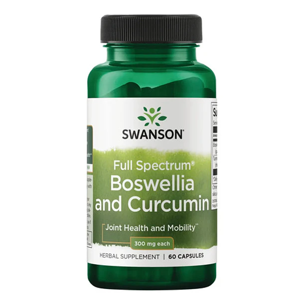 Swanson Boswellia Curcumina 60caps Movilidad Y Articulacion Ninguno 1