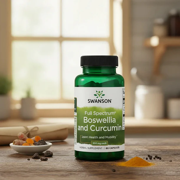 Swanson Boswellia Curcumina 60caps Movilidad Y Articulacion Ninguno 4