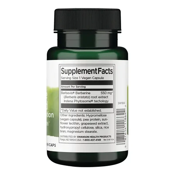 Swanson Absorción Avanzada De Berberina 550mg N/a 2
