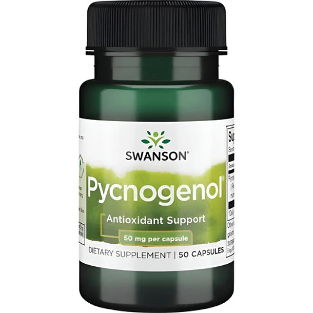 Pycnogenol Swanson: Suplemento Nutricional Con 50 Cápsulas De 50mg Sin Sabor 1