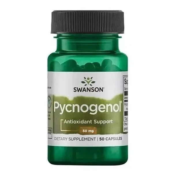 Pycnogenol Swanson: Suplemento Nutricional Con 50 Cápsulas De 50mg Sin Sabor 3