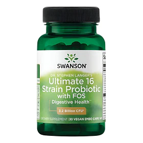 Swanson- Ultimate Probiotico 16 Cepas 30capsulas Sin Sabor