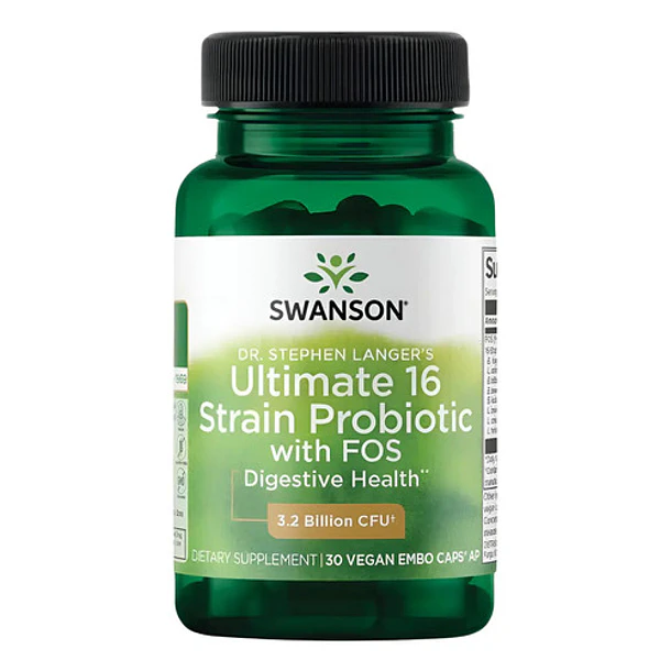 Swanson- Ultimate Probiotico 16 Cepas 30capsulas Sin Sabor 1