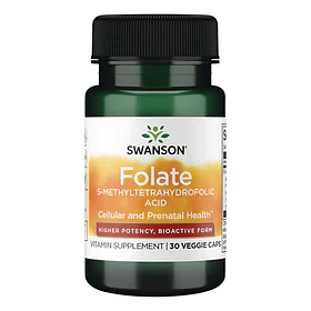 Swanson- Ultra Folate Quatrefolic 30 Cápsulas