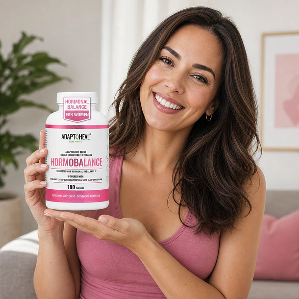 Adaptoheal- Hormobalance 180capsulas apoyo y  equilibrio hormonal femenino 3