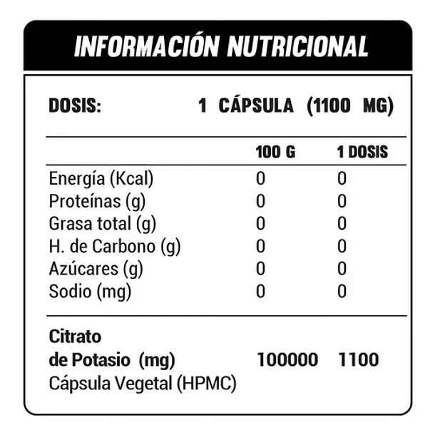 Paul More - Top Potasio Citrato 1100mg 360 Cápsulas N/a 2