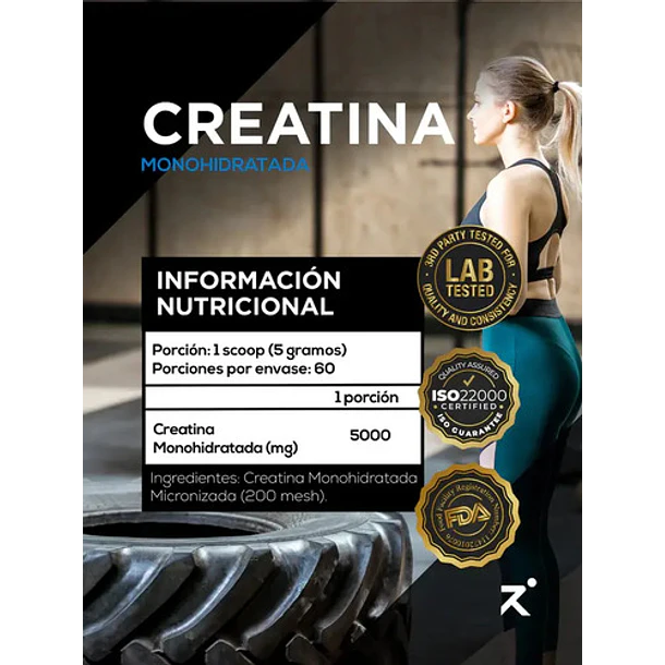 Strive Nutrition - Creatina Mujer Monohidratada 300g Sin Sabor 2