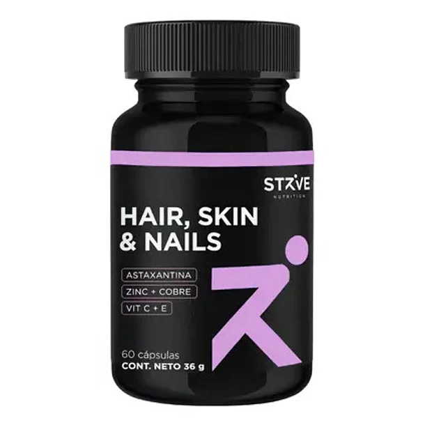 Strive Nutrition - Cabello Piel Y Uñas 36g 60 Cápsulas N/a 1