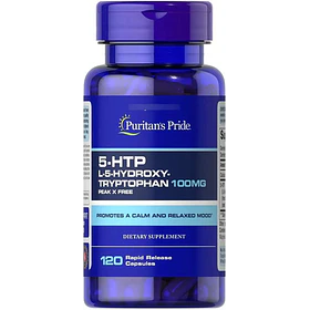 Puritans Pride - 5-htp  100mg 120 Cápsulas Sin Sabor