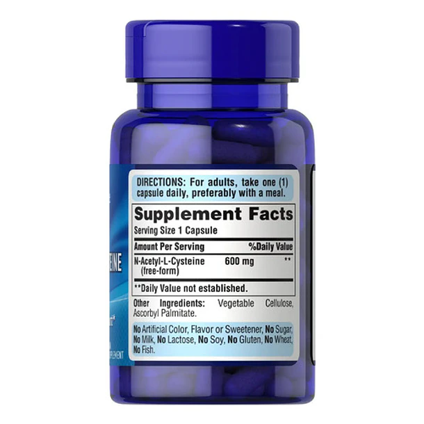 Puritans Pride- Nac 600mg 60capsulas Ninguno 3