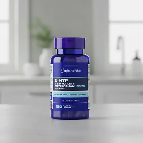 Puritans Pride - 5-htp  100mg 120 Cápsulas Sin Sabor 6