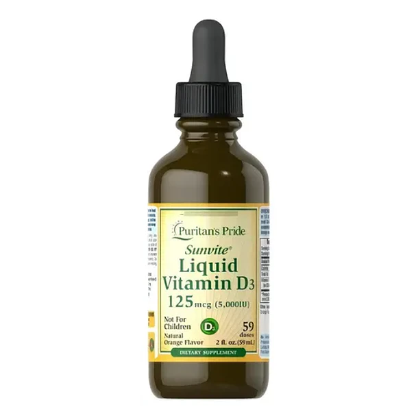 Puritan`s Pride- Vitamina D3 5000iu 59ml Naranja 1