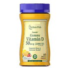 Vitamina D3 2000ui 60 Gomitas / Puritans Pride Sabor Strawberry /orange / Lemon 1