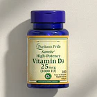 Puritan's Pride - Vitamina D3 25mcg 1000 Iu 100 Cáps Blandas N/a 6