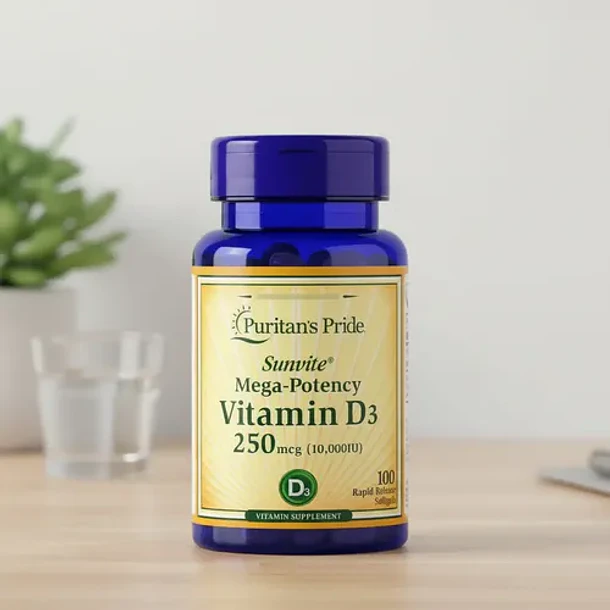 Puritan's Pride - Vitamina D3 250 Mcg 100 Cápsulas Blandas N/a 3